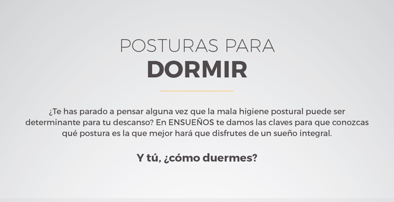 Una buena higiene postural