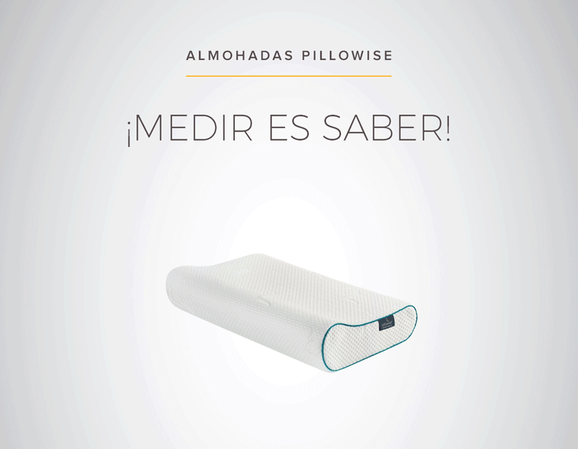 Animación con los diferentes colores de la almohada Pillowise disponible en las tiendas de Ensueños