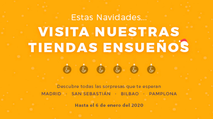 Imagen de la campaña de Navidad de Ensueños