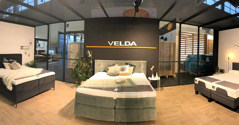 Stand de Velda en la feria IMM de Colonia 2020