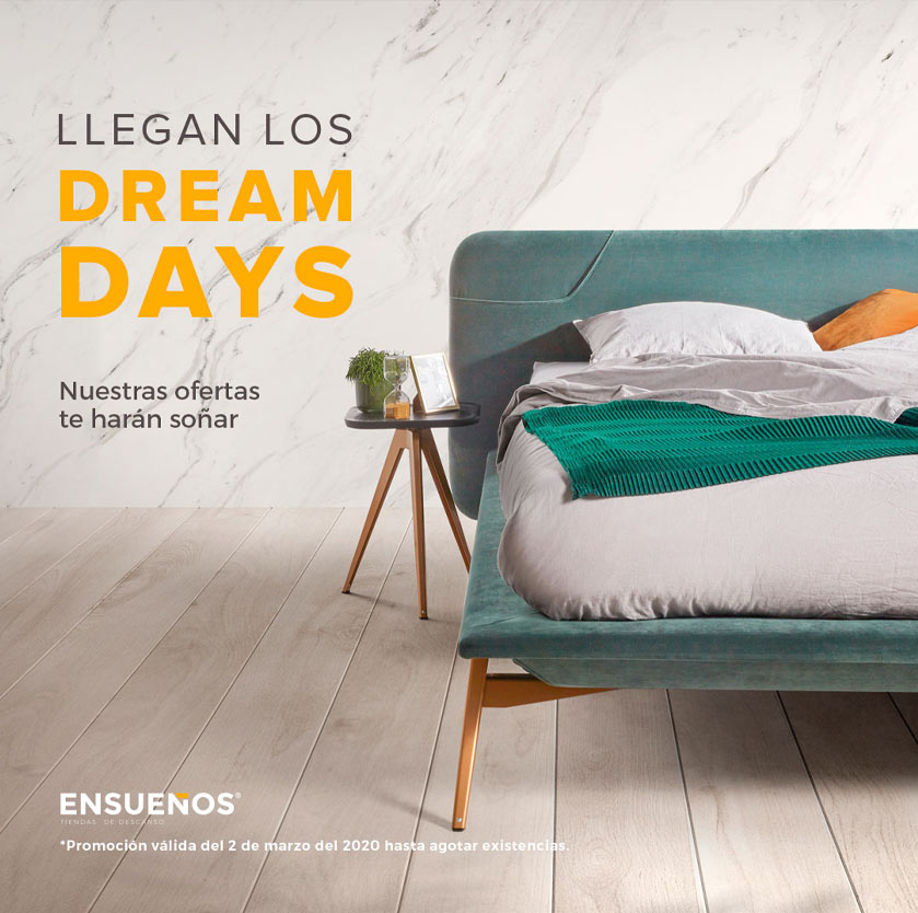 Imagen de la campaña "Dream Days" de las tiendas Ensueños