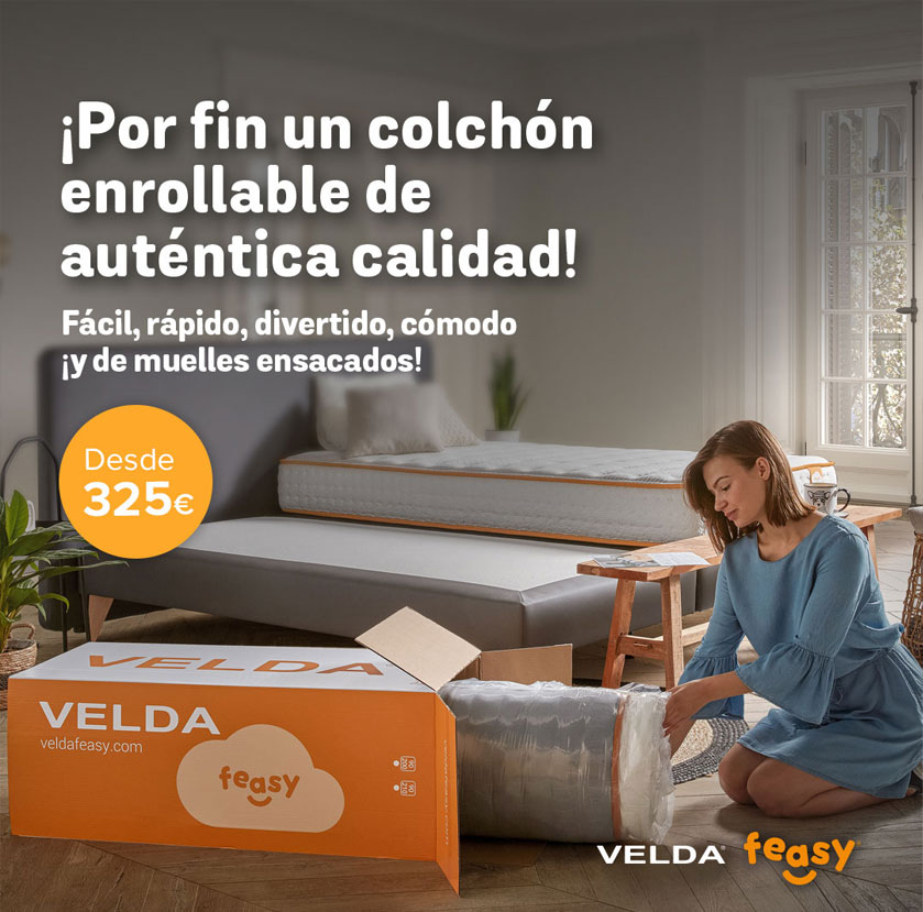 Tiendas Ensueños, colchón enrollable Feasy
